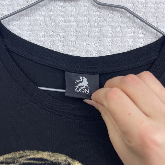 Willie Nelson Shirt Mens L Black Outlaw Graphic Shirt Country Music Concert - Picture 7 of 16